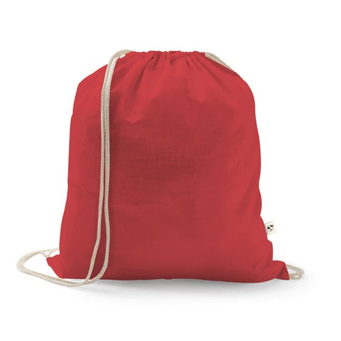 G92083 ISTANBUL. Zaino a sacca in cotone riciclato (70%), poliestere (30% rPET) (150 g/m²)