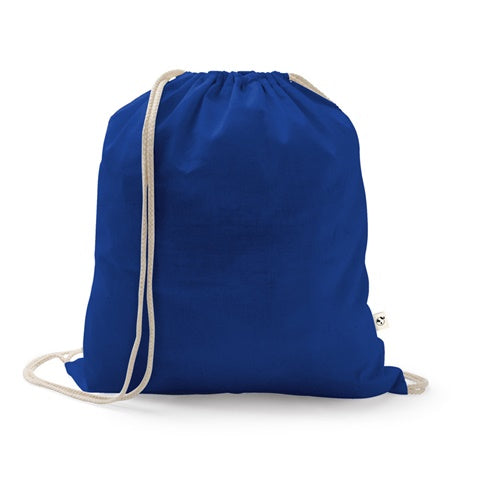 G92083 ISTANBUL. Zaino a sacca in cotone riciclato (70%), poliestere (30% rPET) (150 g/m²)