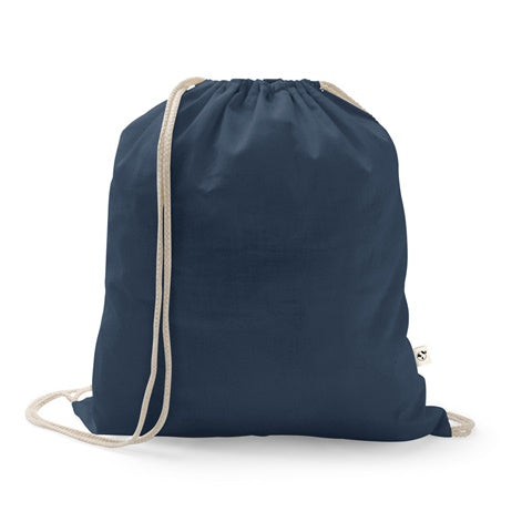 G92083 ISTANBUL. Zaino a sacca in cotone riciclato (70%), poliestere (30% rPET) (150 g/m²)