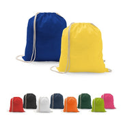 G92083 ISTANBUL. Zaino a sacca in cotone riciclato (70%), poliestere (30% rPET) (150 g/m²)