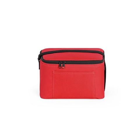 G92380 CANCUN. Borsa termica in poliestere riciclato 600D con cinghia regolabile
