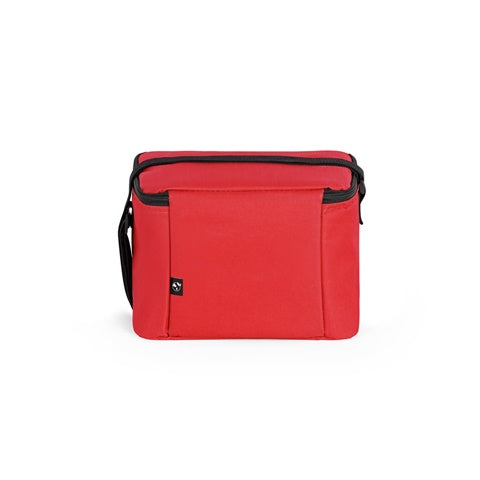 G92380 CANCUN. Borsa termica in poliestere riciclato 600D con cinghia regolabile