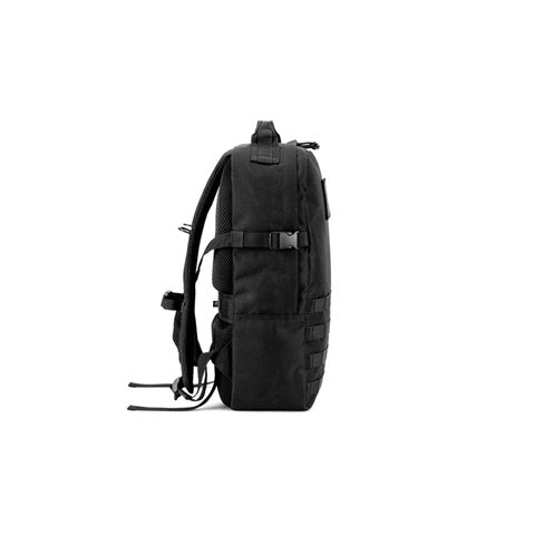 G92387 EDINBURGH BPACK. Zaino stile militare in poliestere riciclato