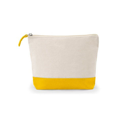 G92536 DAPHNE. Borsa per cosmetici 100% cotone(340 g/m²) bicolore