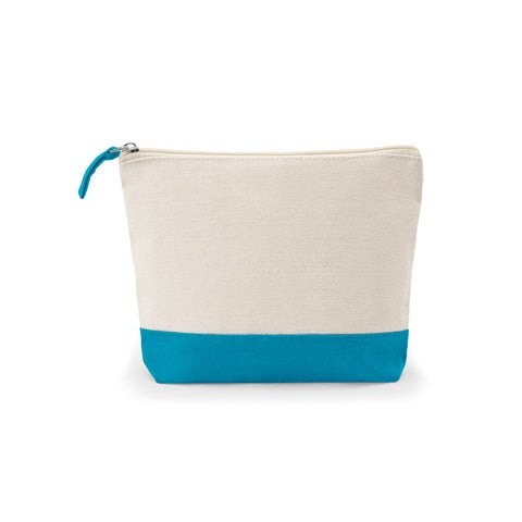 G92536 DAPHNE. Borsa per cosmetici 100% cotone(340 g/m²) bicolore