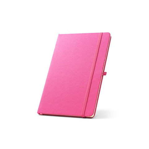 G93297 ANNE. Block notes A5 in 100% rPET con fogli a righe