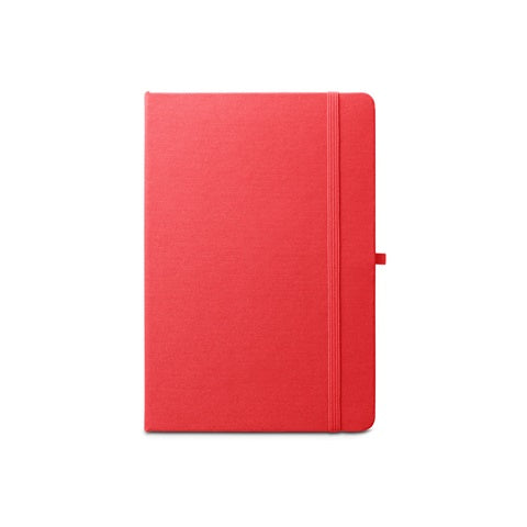 G93297 ANNE. Block notes A5 in 100% rPET con fogli a righe
