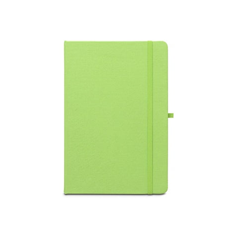 G93297 ANNE. Block notes A5 in 100% rPET con fogli a righe