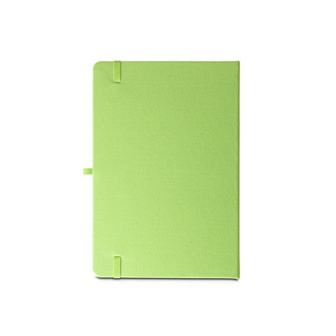G93297 ANNE. Block notes A5 in 100% rPET con fogli a righe