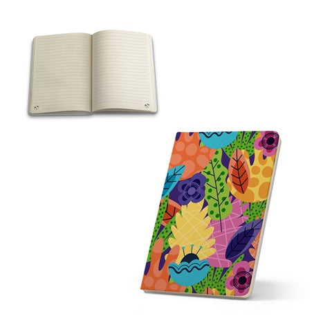 G93653 ANNE SUB. Quaderno A5 in poliestere riciclato (100% rPET)