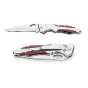 G94030 LAWRENCE . Coltello tascabile in acciaio inox e legno