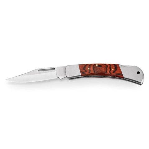 G94031 FALCON II. Coltello tascabile in acciaio inox e legno