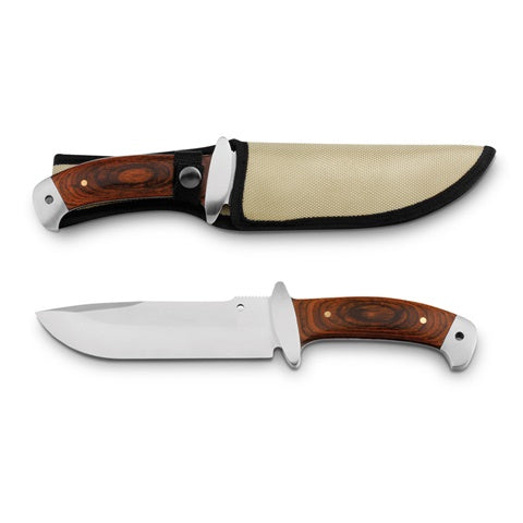 G94032 NORRIS. Coltello in acciaio inox e legno