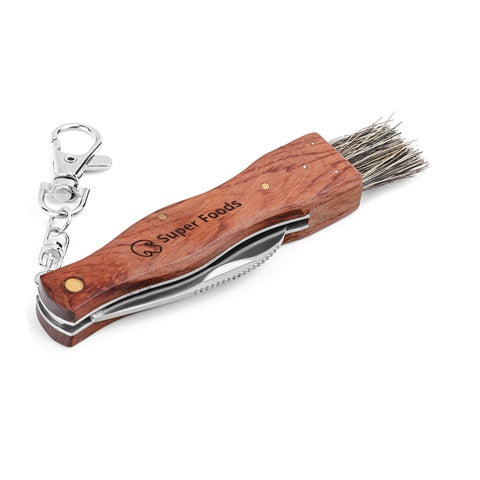 G94033 GUNTER. Coltello tascabile in acciaio inox e legno