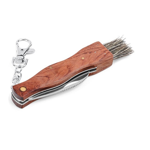 G94033 GUNTER. Coltello tascabile in acciaio inox e legno