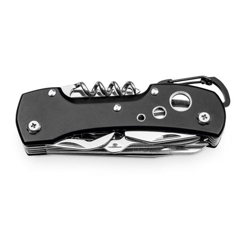 G94040 WILD. Coltello tascabile multifunzione in acciaio inox