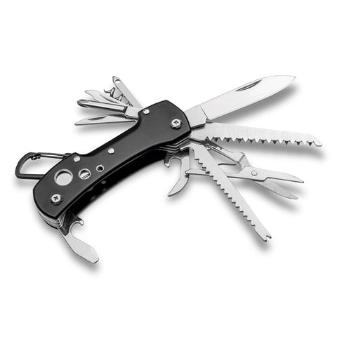 G94040 WILD. Coltello tascabile multifunzione in acciaio inox