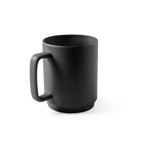 G94273 MIGHTY. Tazza in ceramica con corpo cilindrico 330 ml