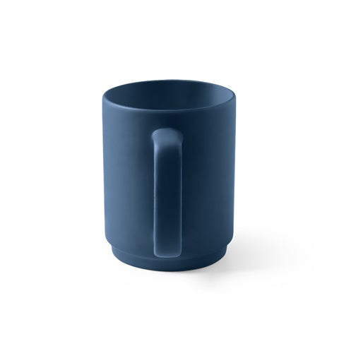 G94273 MIGHTY. Tazza in ceramica con corpo cilindrico 330 ml