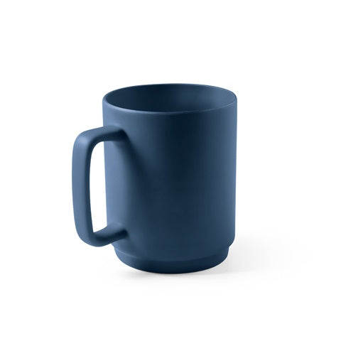G94273 MIGHTY. Tazza in ceramica con corpo cilindrico 330 ml
