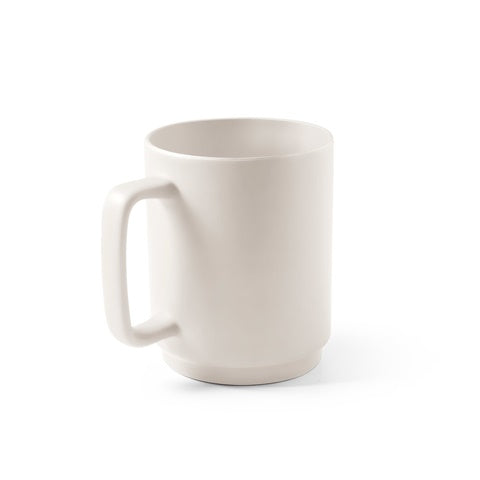 G94273 MIGHTY. Tazza in ceramica con corpo cilindrico 330 ml