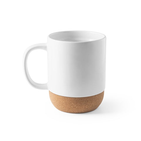 G94275 RORY SUB. Tazza in ceramica con base in sughero da 410 ml