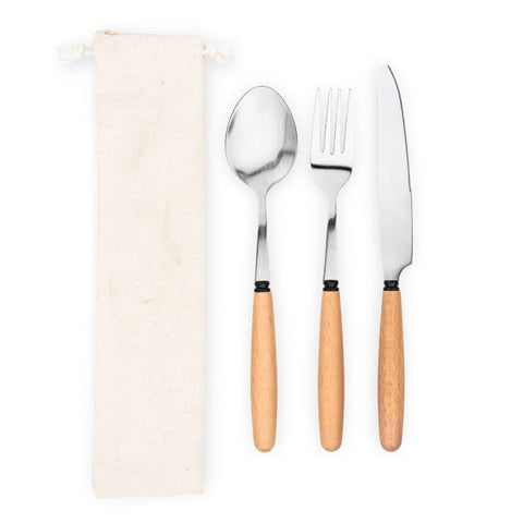 G94292 BOULUD. Set da 3 pezzi in legno di acacia