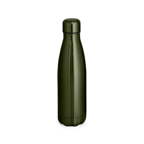G94335 SHOW METALLIC. Borraccia in acciaio inox con finitura metallica opaca 510 mL