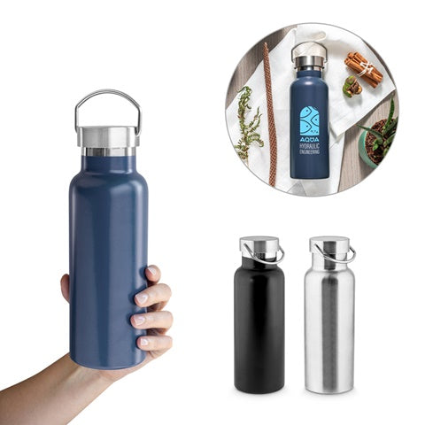 G94345 DUPLANTIS. Borraccia in acciaio inox (90% riciclato) con isolamento doppia parete 750 mL