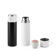 G94348 COMANECI. Borraccia in acciaio inox con doppia parete (90% riciclato) con finitura opaca 490 mL