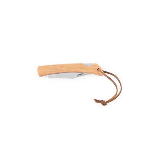 G94367 RANGER. Coltello con lama in acciaio inox e manico in bamboo