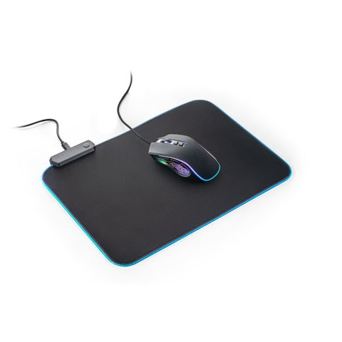 G97134 THORNE MOUSEPAD RGB. Tappetino per mouse a base di gomma