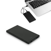 G97184 DENNING. Banca di energia sottile da 5'000 mAh in acciaio inossidabile
