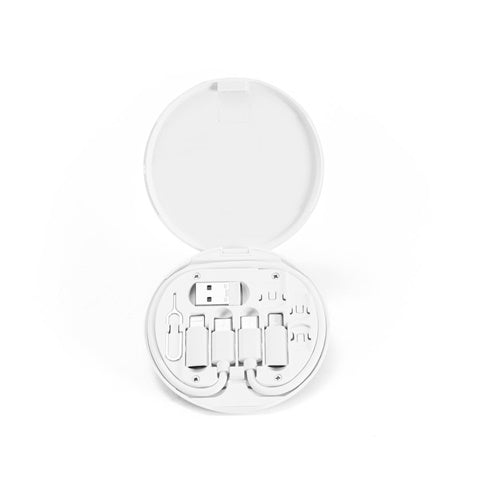 G97187 SYSTROM. Set adattatore e cavo di ricarica superveloce in ABS riciclato (100% rABS)