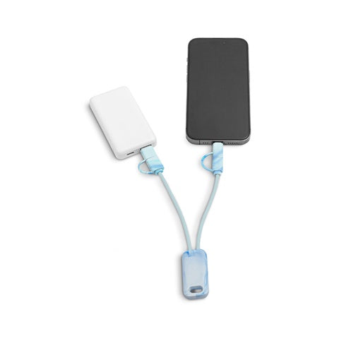 G97191 BERNERS. Cavo USB 6-in-1 superveloce in PET riciclato (100% rPET)