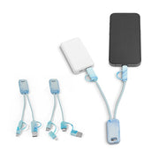 G97191 BERNERS. Cavo USB 6-in-1 superveloce in PET riciclato (100% rPET)
