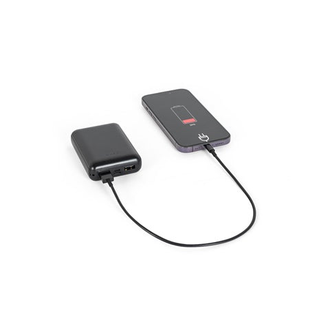 G97198 LEAKEY 10. Power bank 10'000 mAh in ABS riciclato (100% rABS)