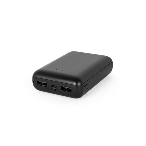 G97198 LEAKEY 10. Power bank 10'000 mAh in ABS riciclato (100% rABS)