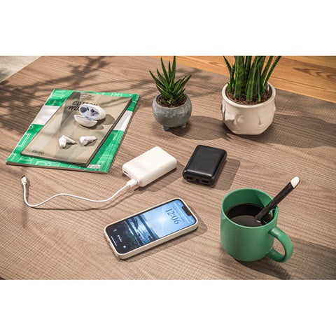 G97198 LEAKEY 10. Power bank 10'000 mAh in ABS riciclato (100% rABS)