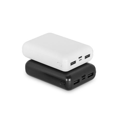 G97198 LEAKEY 10. Power bank 10'000 mAh in ABS riciclato (100% rABS)