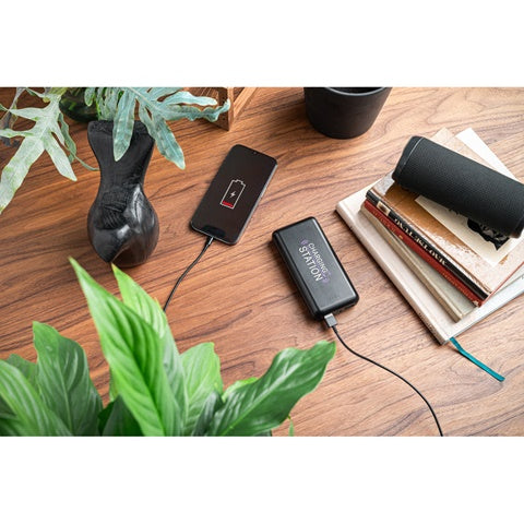 G97199 LEAKEY 20. Power bank 20'000 mAh in ABS riciclato (100% rABS)
