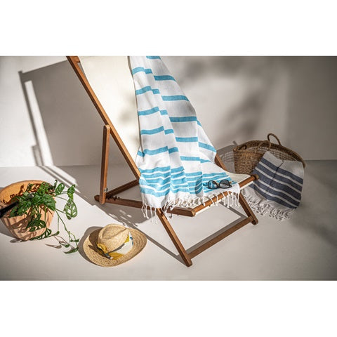 G99159 SARDENHA. Telo da mare in cotone (riciclato al 70%) e poliestere (riciclato al 30%) (180 g/m²)