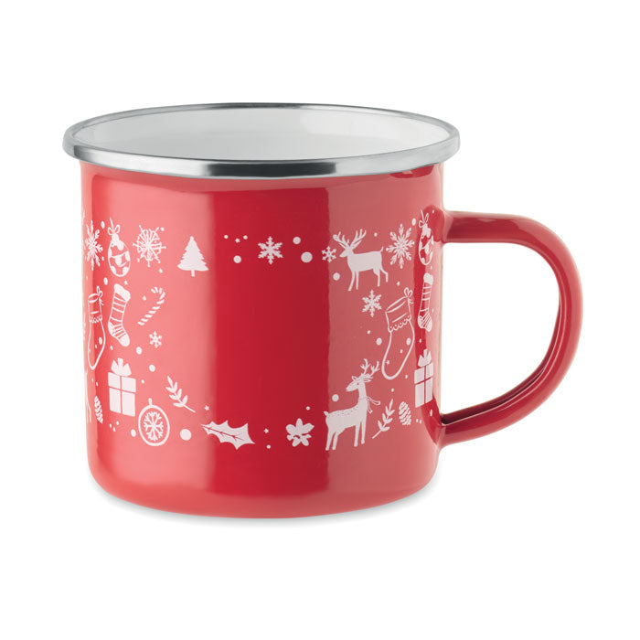 GX1595 Tazza smaltata natalizia 300ml