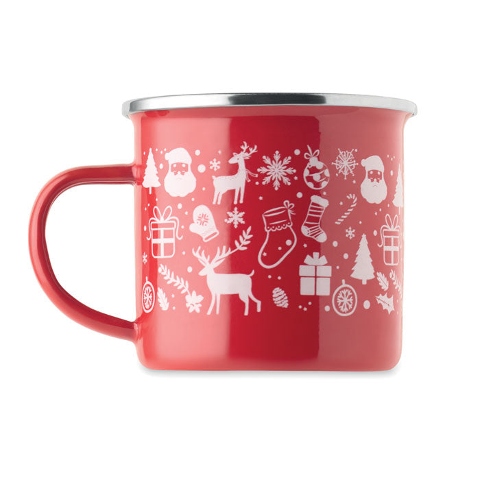 GX1595 Tazza smaltata natalizia 300ml