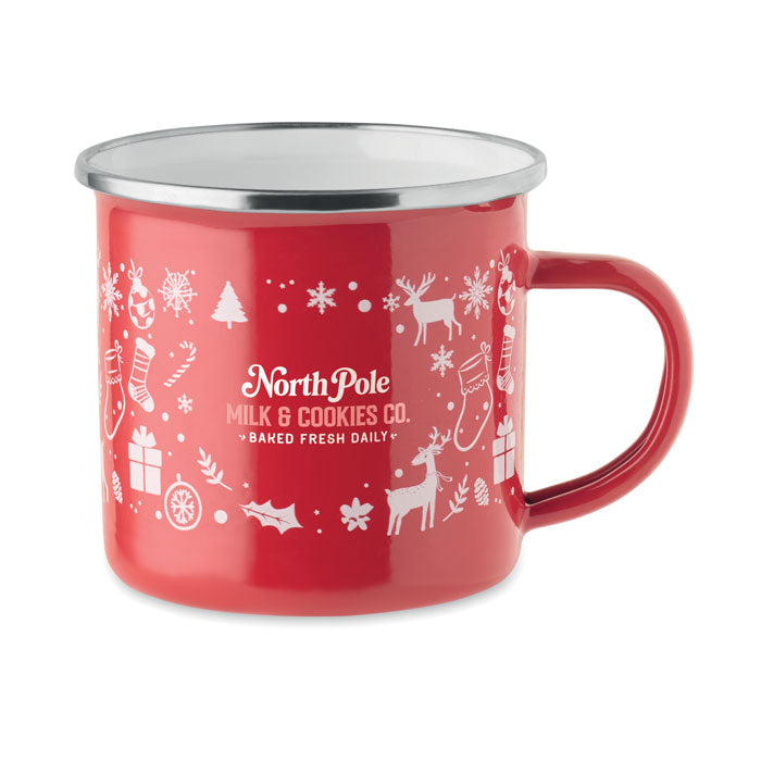 GX1595 Tazza smaltata natalizia 300ml