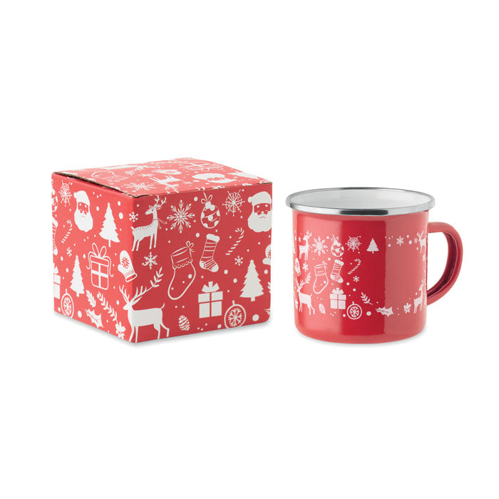 GX1595 Tazza smaltata natalizia 300ml