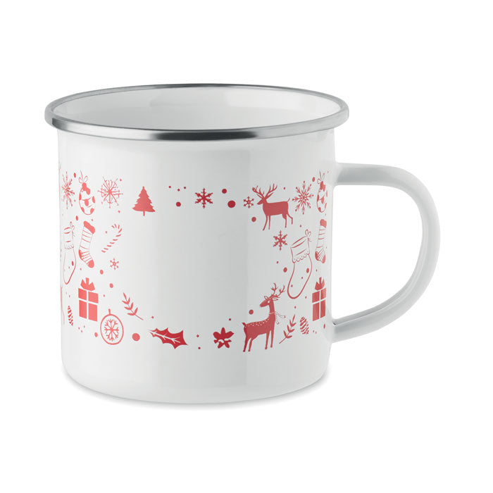 GX1595 Tazza smaltata natalizia 300ml