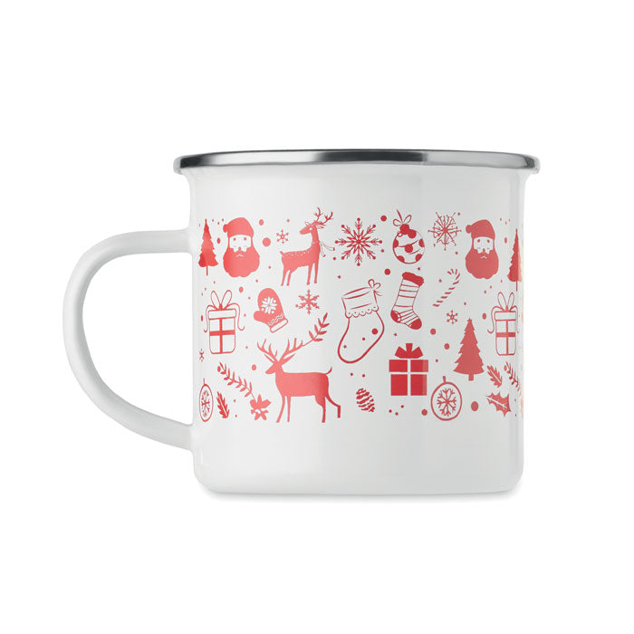 GX1595 Tazza smaltata natalizia 300ml