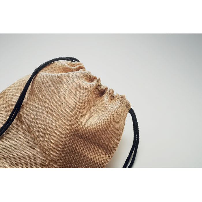 GO2190 Borsa con coulisse in iuta