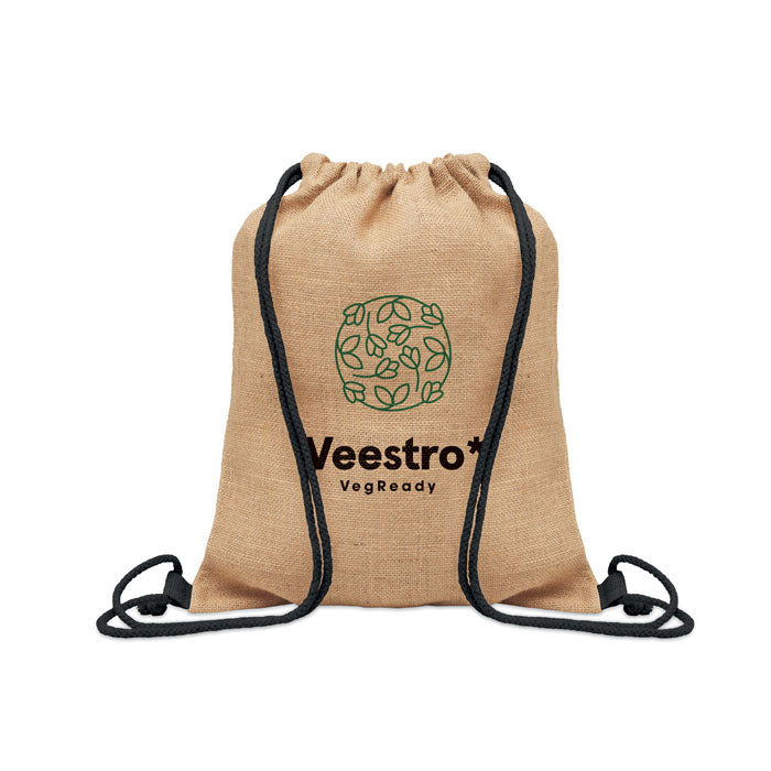 GO2190 Borsa con coulisse in iuta